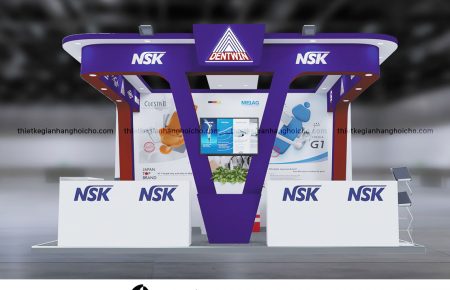 THIẾT KẾ THI CÔNG GIAN HÀNG NHA PHONG –  HỘI CHỢ HIDEC 2022