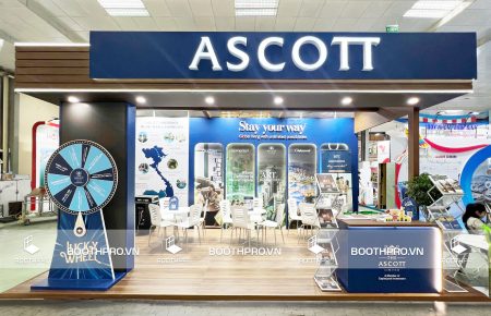 Thiết kế thi công gian hàng triển lãm du lịch – Gian hàng ASCOTT