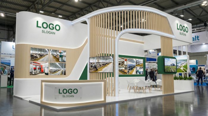Mẫu gian hàng nổi bật và hiệu quả 2026: Những điểm đặc biệt giúp booth nổi bật tại hội chợ triển lãm